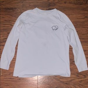 ivory Ella women’s long sleeve baby blue t-shirt